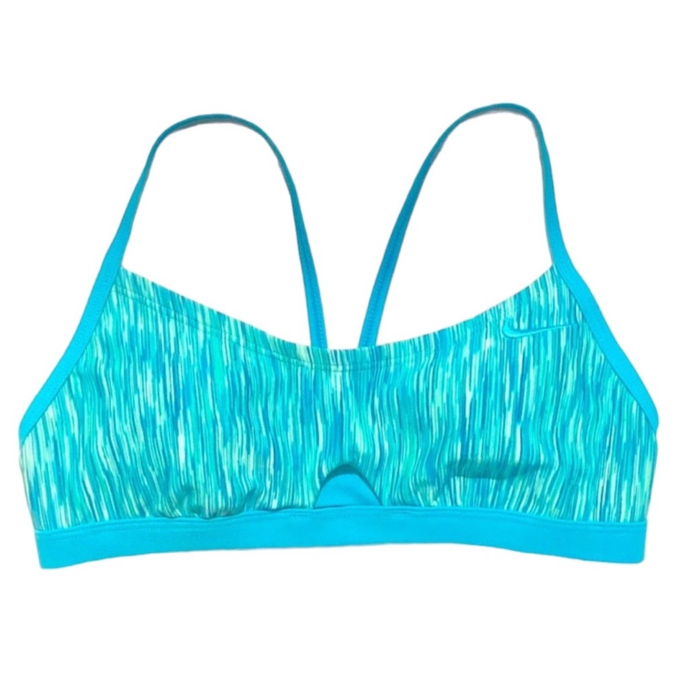 New! Nike Girls Keyhole Performance Sport Swim Top